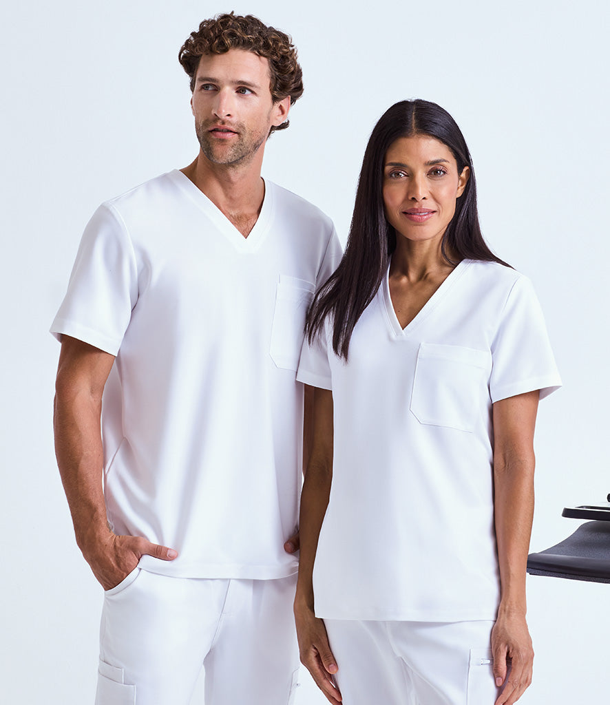 Professional uniform model image for Healthcare Uniform Reordering: How to Standardise a Multi-Site Programme