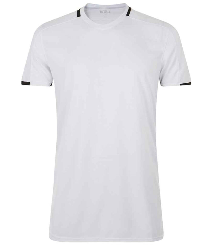 SOL'S Classico Contrast T-Shirt 01717 - White/Black