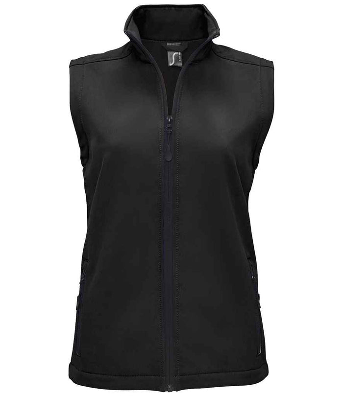 SOL'S Ladies Race Soft Shell Bodywarmer 02888 - Black