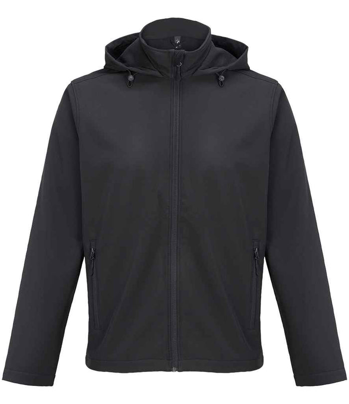 SOL'S Race Hooded Soft Shell Jacket 04447 - Black