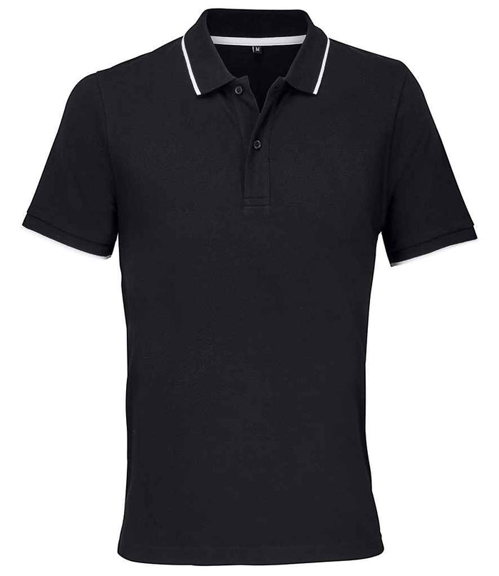 SOL'S Unisex Palermo Polo Shirt 04769 - Black/White