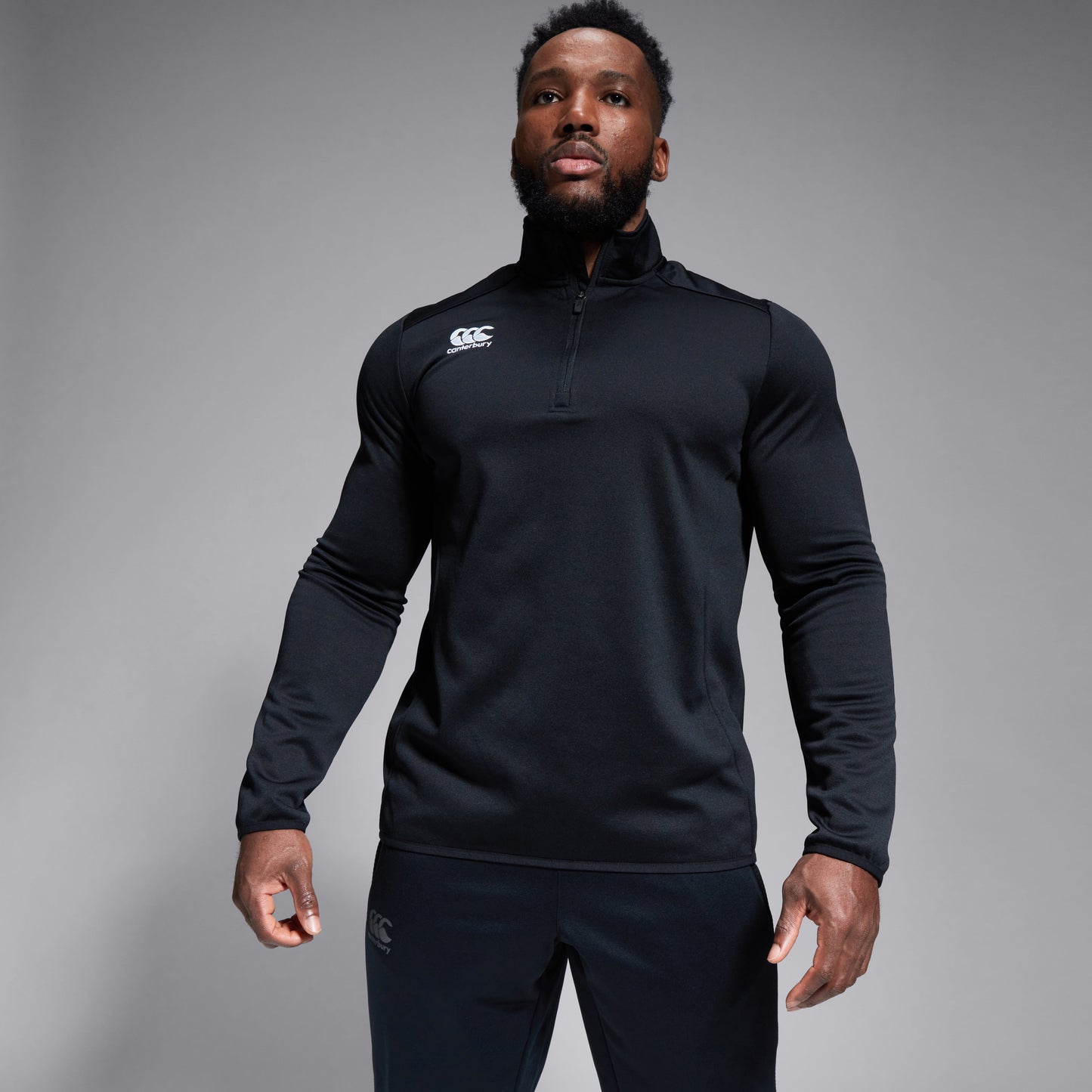 Canterbury Club Zip Neck Mid Layer Training Top CN267 alternate view