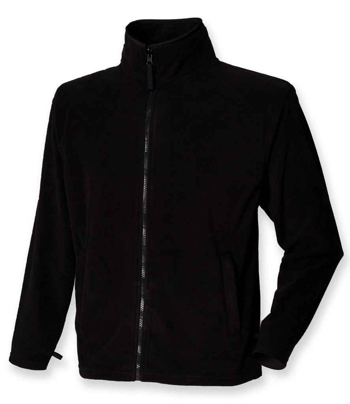 Henbury Micro Fleece Jacket H850 - Black