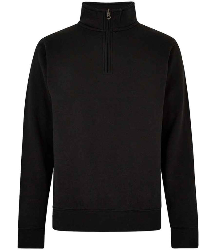 Kustom Kit 1/4 Zip Sweatshirt K335 - Black