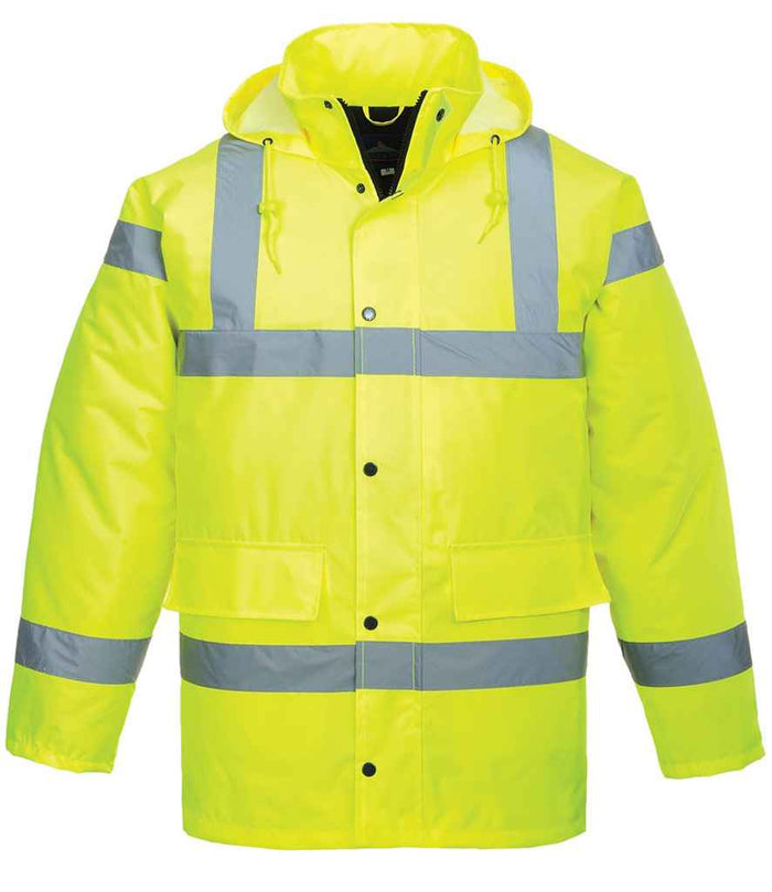 Portwest Hi-Vis Traffic Jacket PW003 - Yellow