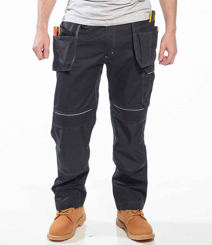 Portwest PW3 Work Holster Trousers PW1002 - PW1002 Black Model