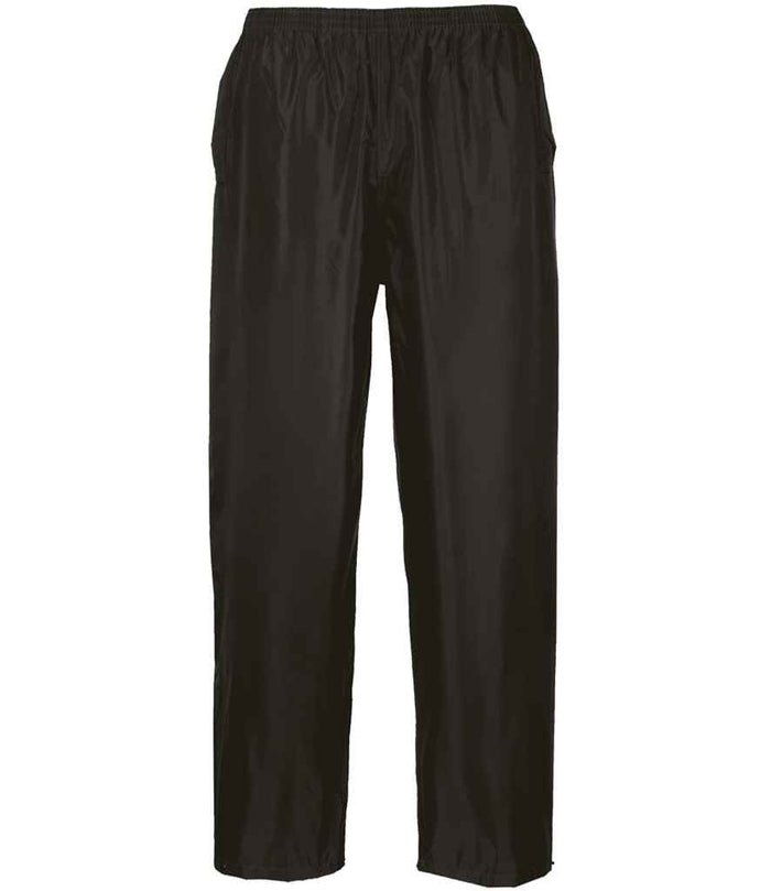 Portwest Classic Rain Trousers PW167 - Black