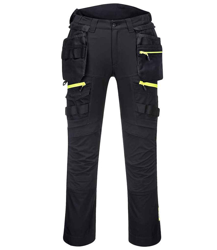 Portwest DX4™ Detachable Holster Pocket Trousers PW4440 - Black