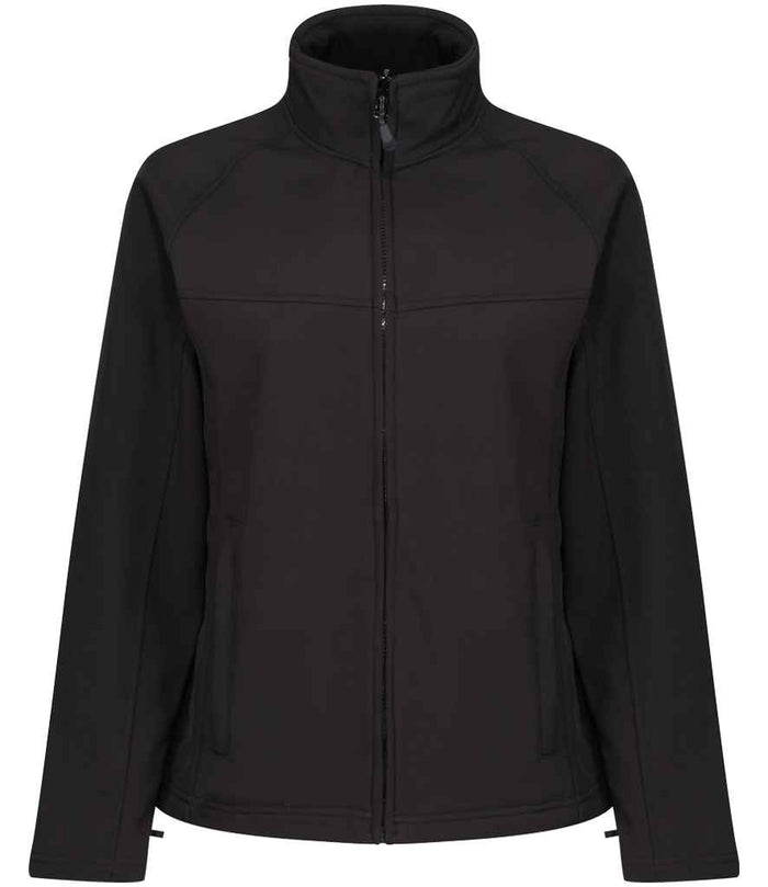 Regatta Ladies Uproar Soft Shell Jacket RG151 - Black/Black Lining