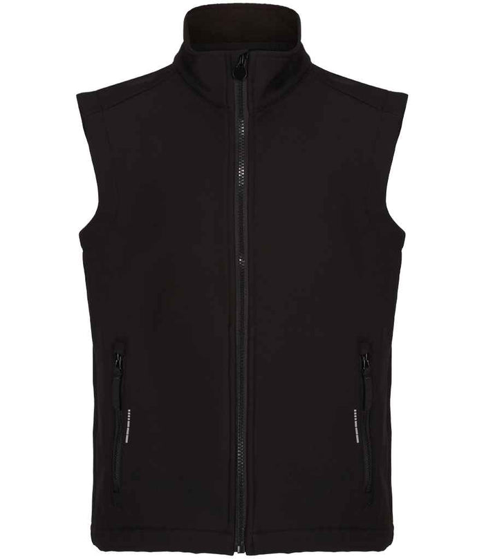 Regatta Kids Ablaze Soft Shell Bodywarmer RG331 - Black/Black