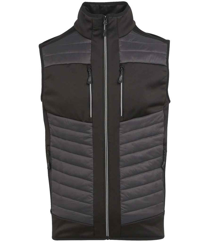 Regatta E-Volve Unisex Thermal Hybrid Bodywarmer RG381 - Ash/Black