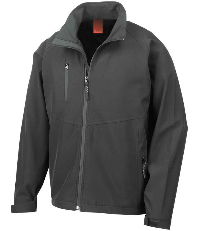Result Base Layer Soft Shell Jacket RS128M - Black