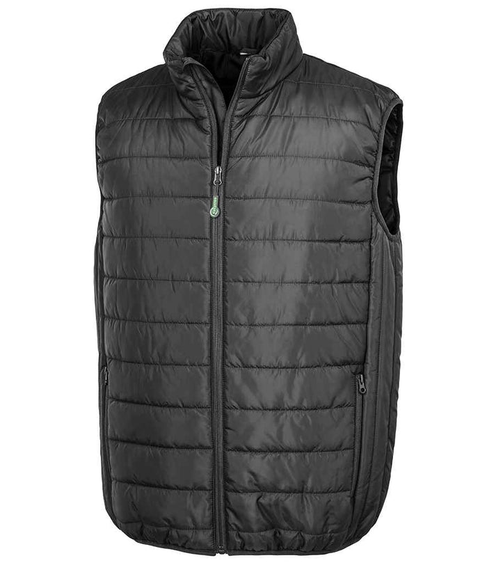 Result Recycled Promo Padded Bodywarmer RS244 - Black