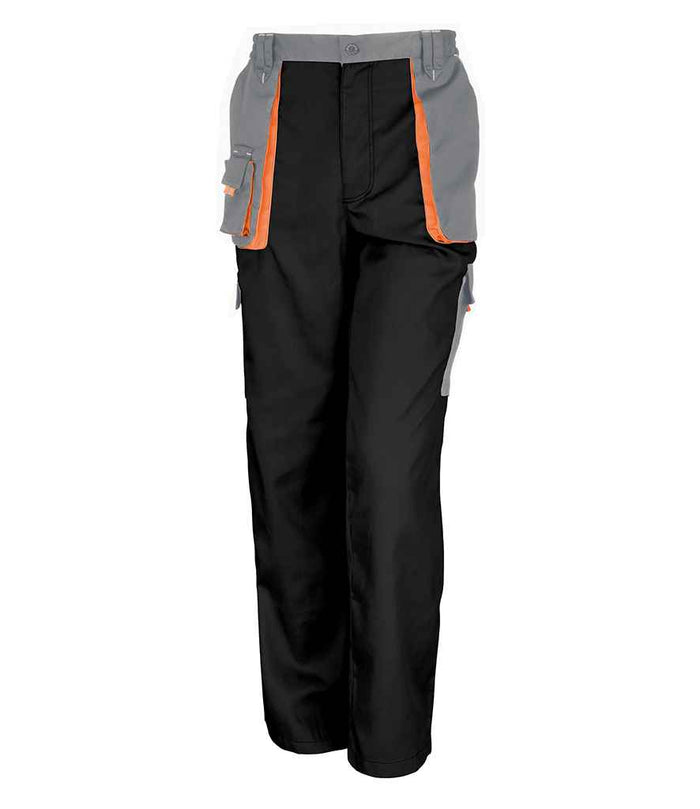 Result Work-Guard Lite Trousers RS318 - Black/Grey