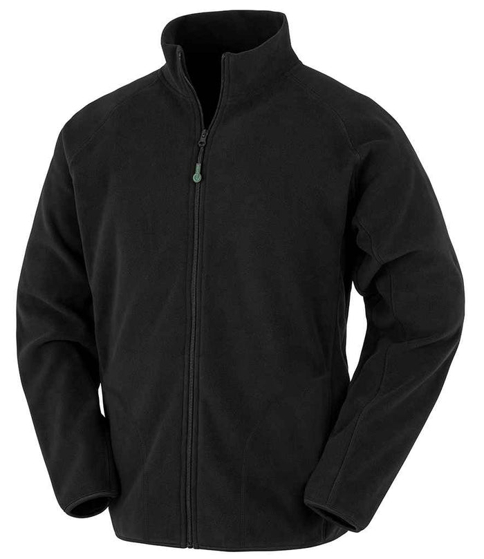 Result Recycled Micro Fleece Jacket RS907 - Black