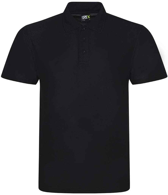 Pro RTX Pro Polyester Polo Shirt RX105 - Black