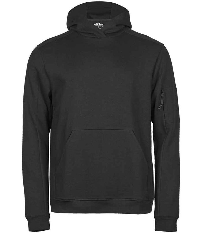 Tee Jays Athletic Hooded Sweatshirt T5702 - Black