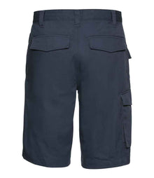 Russell Athletic Workwear Poly/Cotton Shorts 002M - 002M French Navy Back