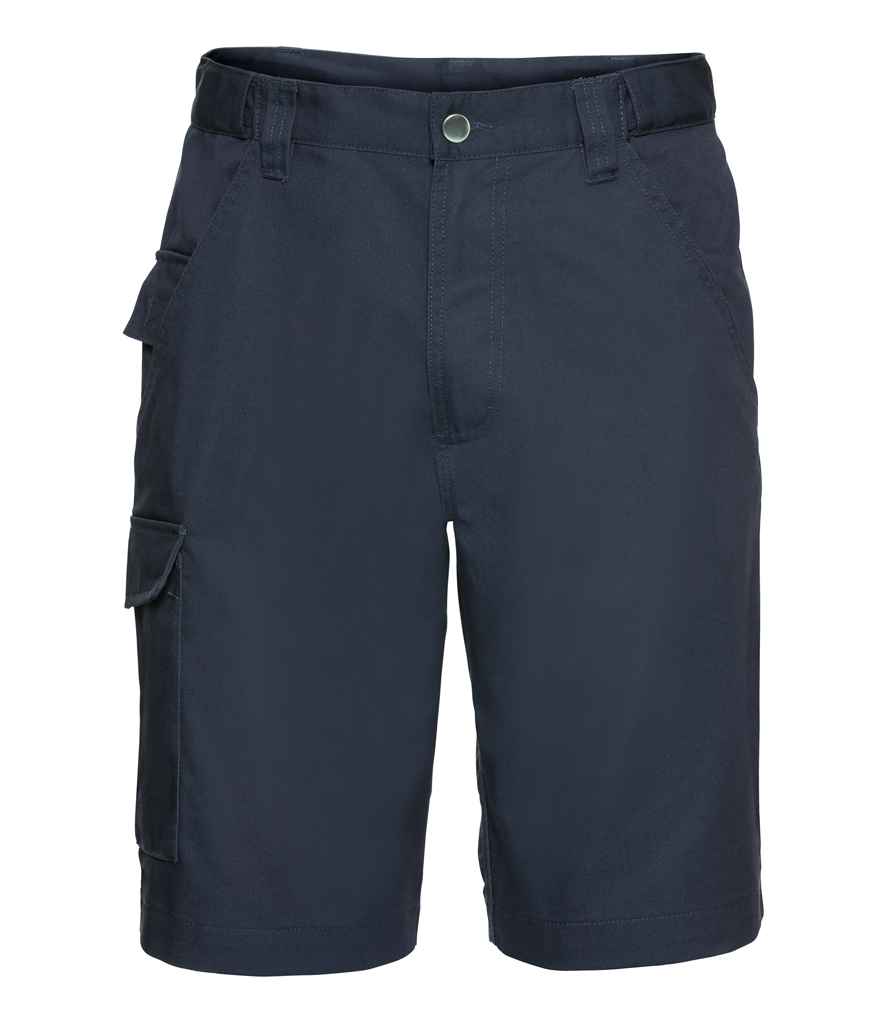 Russell Athletic Workwear Poly/Cotton Shorts 002M - French Navy