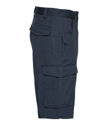 Russell Athletic Workwear Poly/Cotton Shorts 002M - 002M French Navy Side