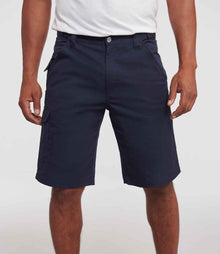 Russell Athletic Workwear Poly/Cotton Shorts 002M - 002M French Navy Model