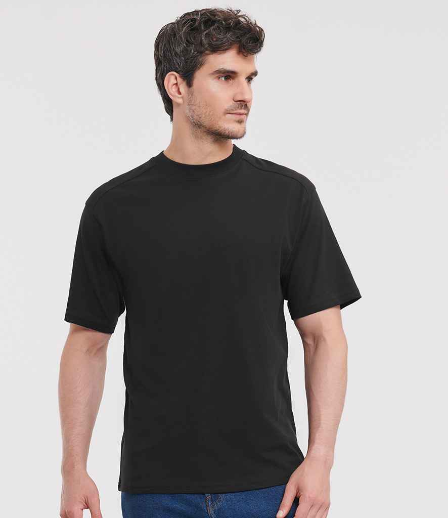 Russell Athletic Heavyweight T-Shirt 010M - 010M Black Model