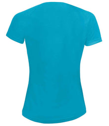 SOL'S Ladies Sporty Performance T-Shirt 01159 - 01159 Aqua Back