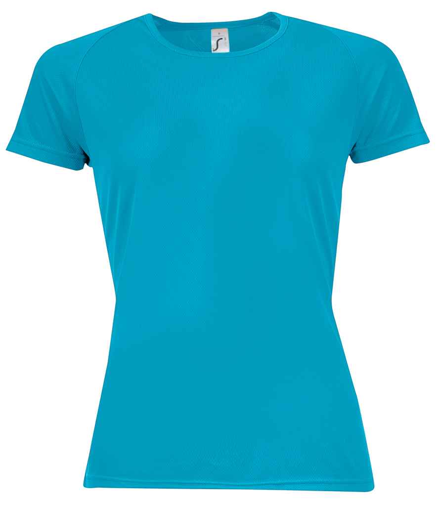 SOL'S Ladies Sporty Performance T-Shirt 01159 - Aqua