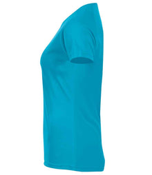 SOL'S Ladies Sporty Performance T-Shirt 01159 - 01159 Aqua Side