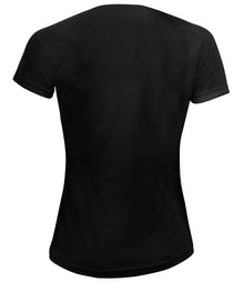 SOL'S Ladies Sporty Performance T-Shirt 01159 - 01159 Black Back