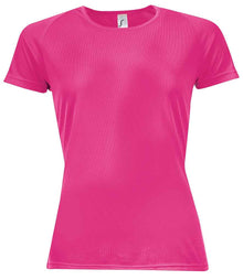 SOL'S Ladies Sporty Performance T-Shirt 01159 - Neon Pink