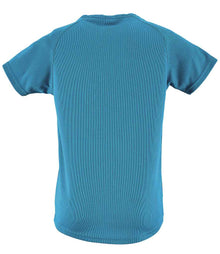 SOL'S Kids Sporty T-Shirt 01166 - 01166 Aqua Back