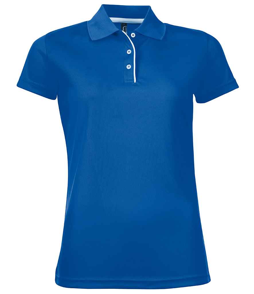 SOL'S Ladies Performer Piqué Polo Shirt 01179 - Royal Blue