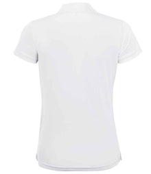 SOL'S Ladies Performer Piqué Polo Shirt 01179 - 01179 White Back