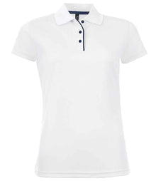 SOL'S Ladies Performer Piqué Polo Shirt 01179 - White