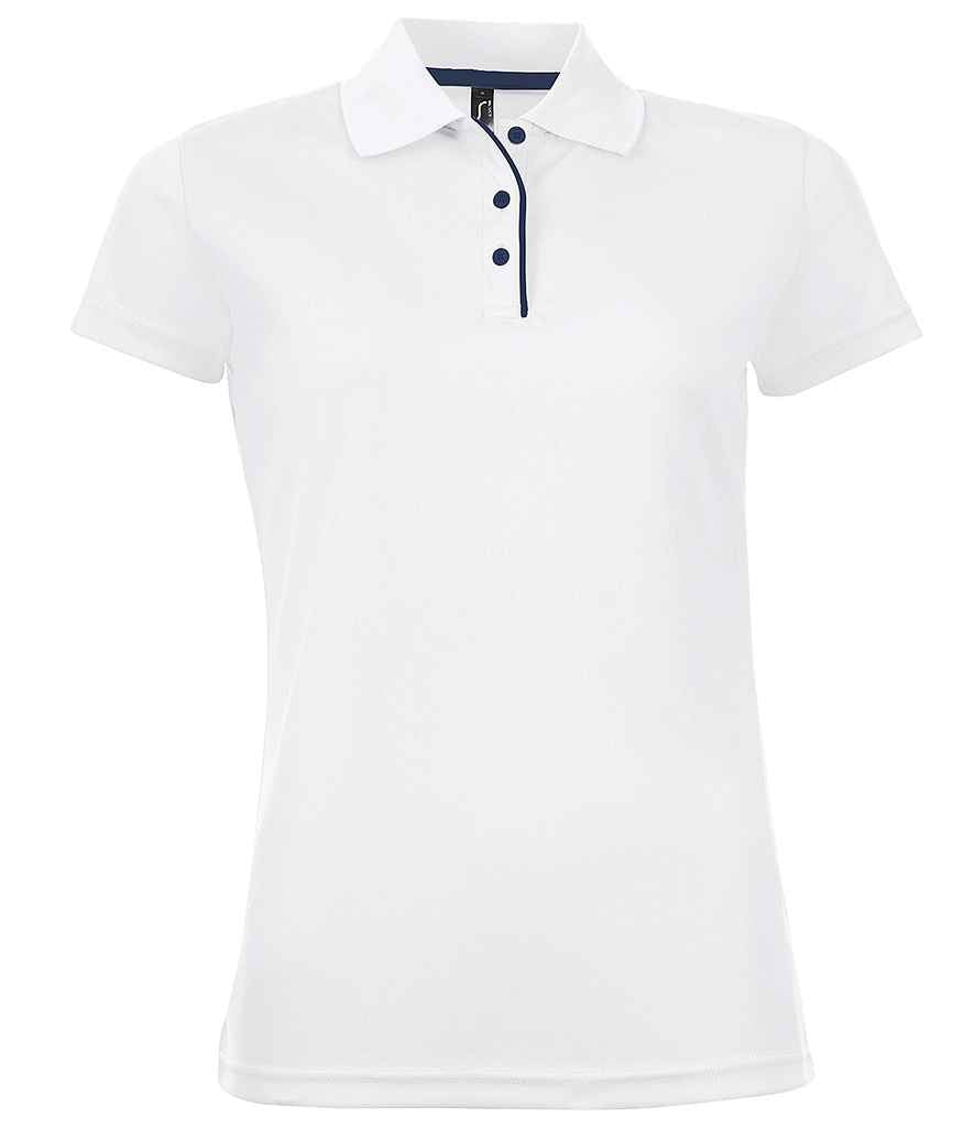 SOL'S Ladies Performer Piqué Polo Shirt 01179 - White