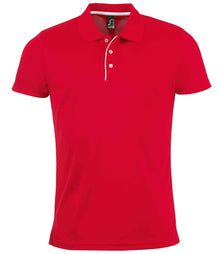 SOL'S Performer Piqué Polo Shirt 01180 - Red