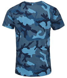 SOL'S Camo T-Shirt 01188 - 01188 Blue Camo Back
