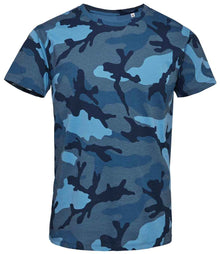 SOL'S Camo T-Shirt 01188 - Blue Camo