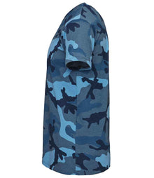 SOL'S Camo T-Shirt 01188 - 01188 Blue Camo Side