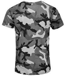 SOL'S Camo T-Shirt 01188 - 01188 Grey Camo Back