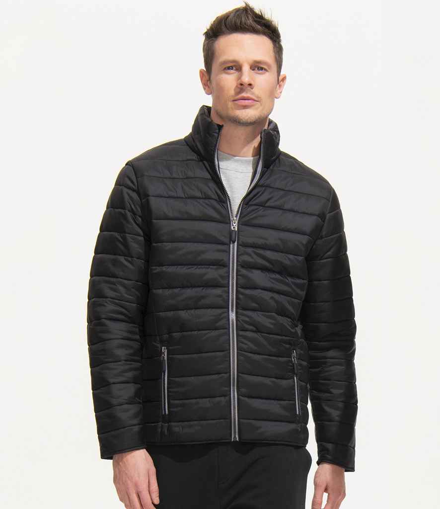 SOL'S Ride Padded Jacket 01193 - 01193 Black Model