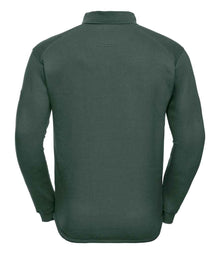 Russell Athletic Heavy Duty Collar Sweatshirt 012M - 012M Bottle Green Back