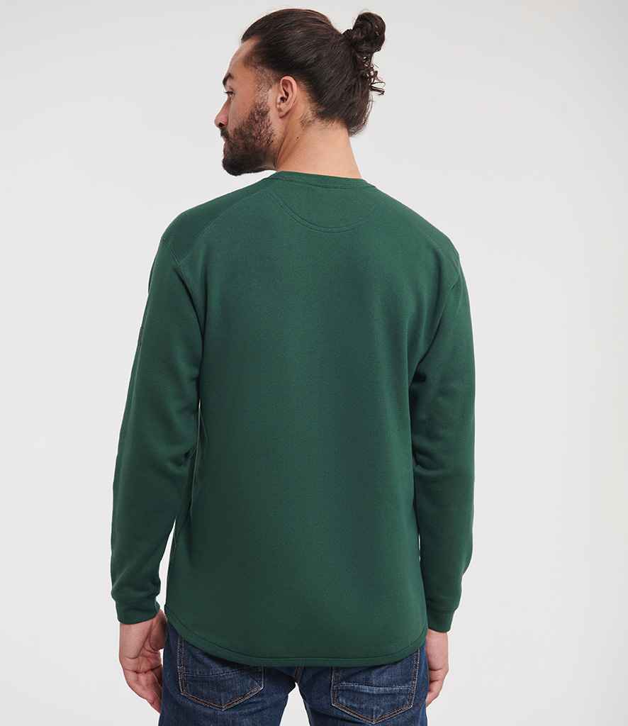 Russell Athletic Heavyweight Sweatshirt 013M - 013M Bottle Green Model