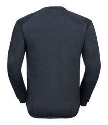 Russell Athletic Heavyweight Sweatshirt 013M - 013M French Navy Back