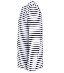 SOL'S Marine Long Sleeve Striped T-Shirt 01402 - 01402 White/Navy Side