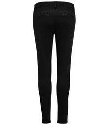 SOL'S Ladies Jules Chino Trousers 01425 - 01425 Black Back