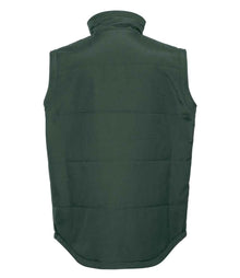 Russell Athletic Gilet 014M - 014M Bottle Green Back