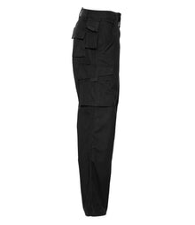 Russell Athletic Heavy Duty Work Trousers 015M - 015M Black Side