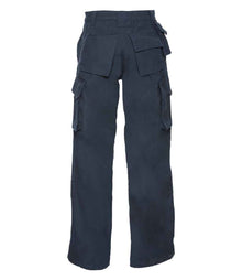 Russell Athletic Heavy Duty Work Trousers 015M - 015M French Navy Back
